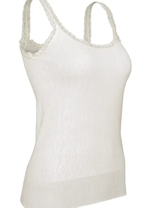 UNTUCKit Vests*White Swan Camisole Thermal Vest Ivory